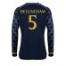Real Madrid Jude Bellingham #5 Kopio Vieras Pelipaita 2023-24 Pitkät Hihat